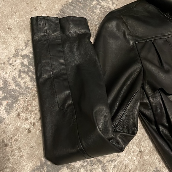 Diane Von Furstenberg Leather Jacket - Picture 5 of 8